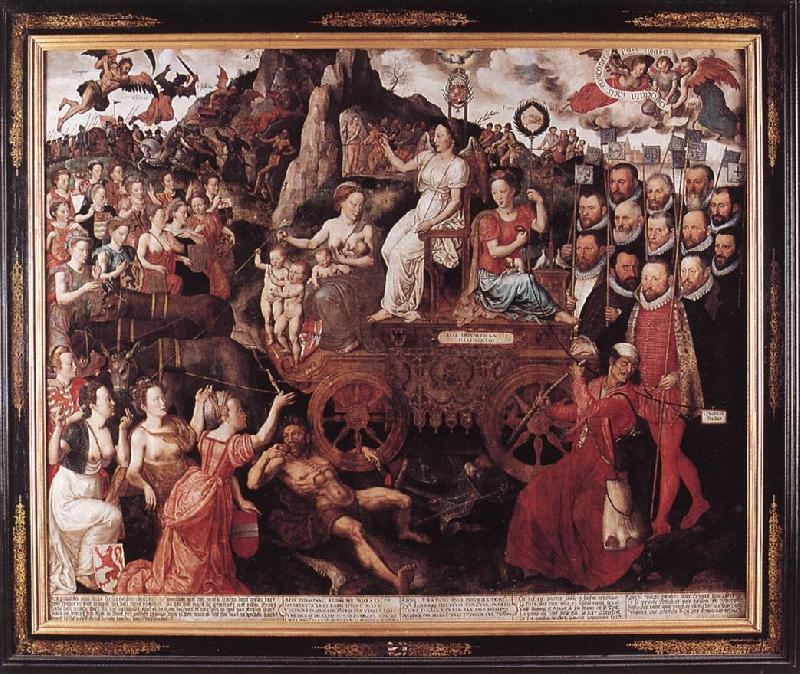 CLAEISSENS, Pieter the Younger Allegory of the 1577 Peace in the Low Countries dfg